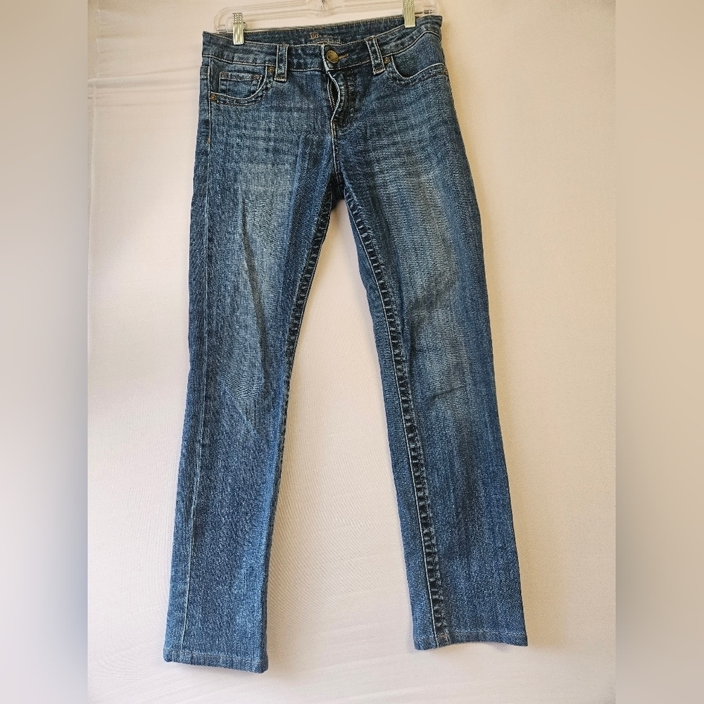 Kut From The Kloth Classic Blue Skinny Jeans with Stonewashed Finish